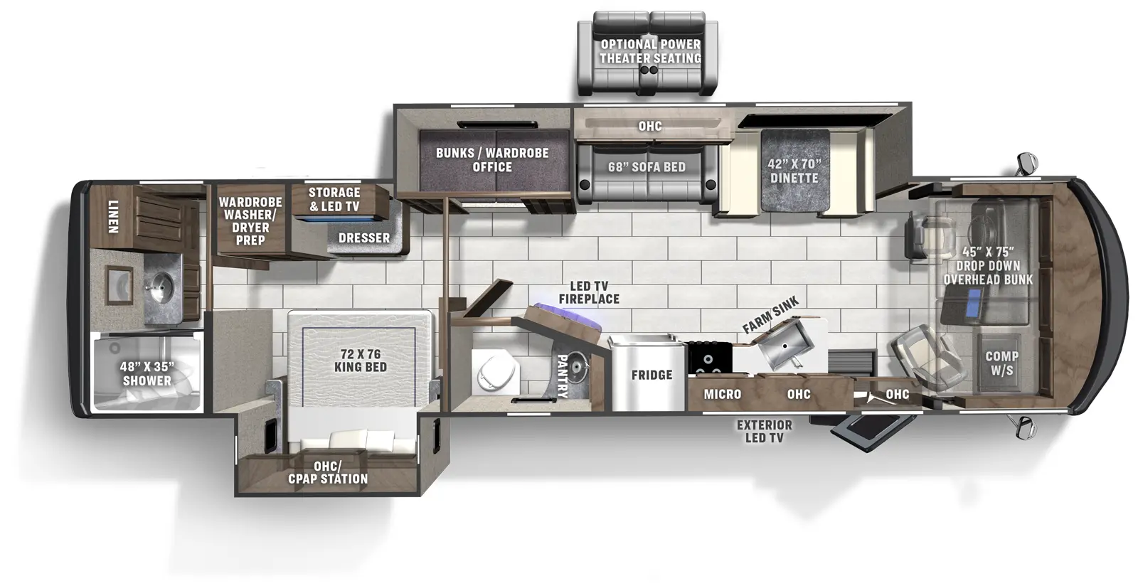 Mirada 35ES Floorplan